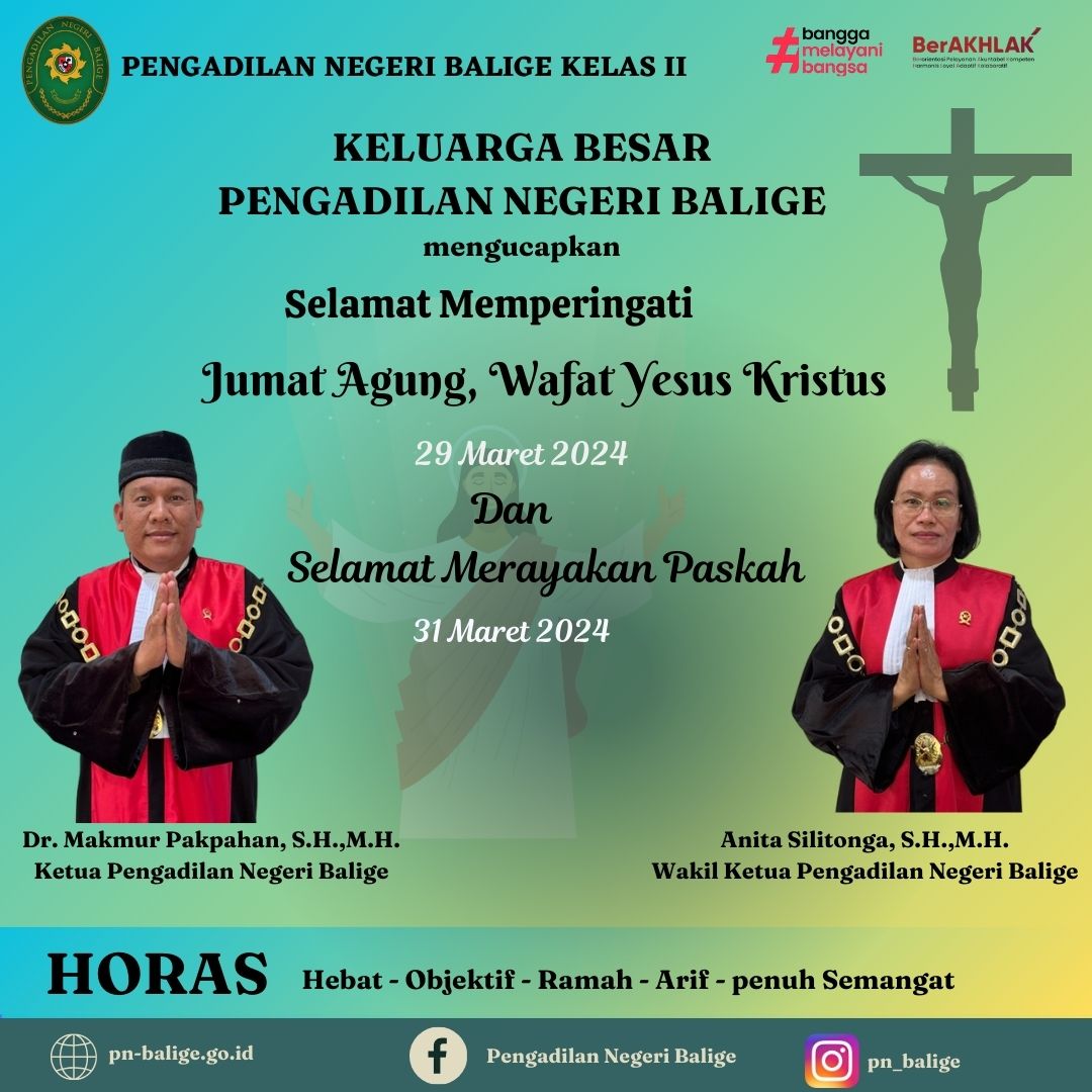 SELAMAT MEMPERINGATI WAFAT YESUS KRISTUS 